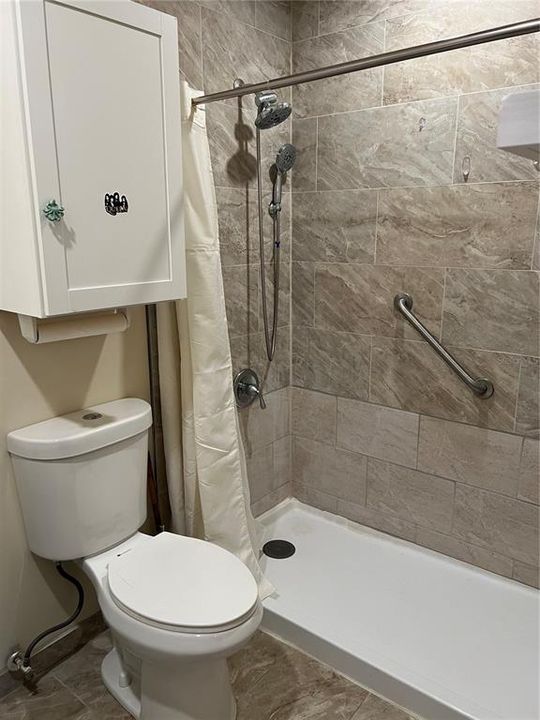 Primary Bath with low entry shower