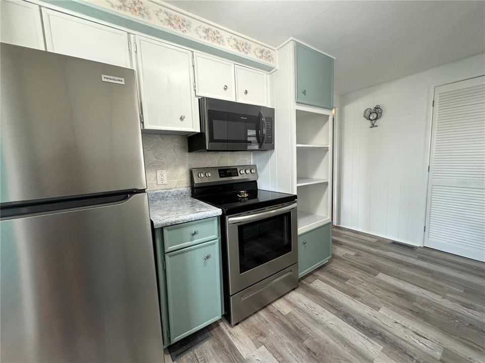 View into kitchen from dinning area