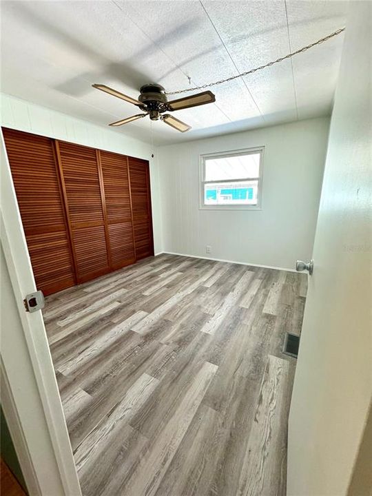 Second bedroom with large closet