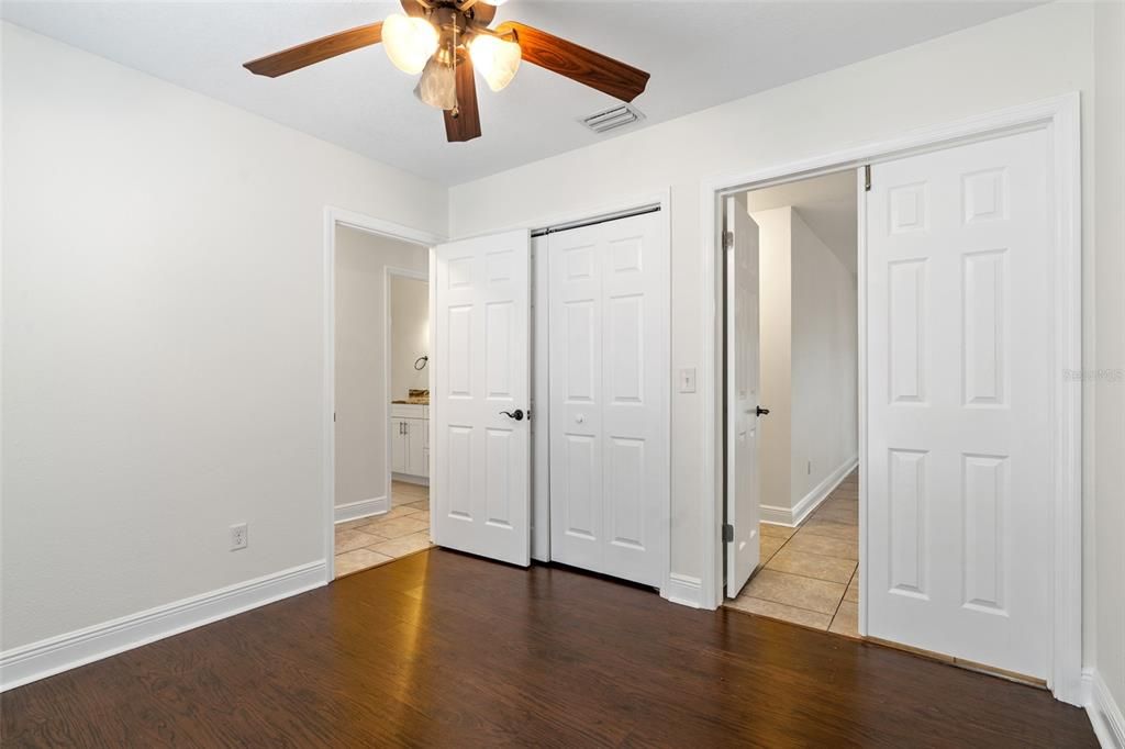 Fourth bedroom near the entrance of the home