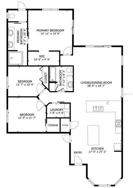 For Sale: $394,500 (3 beds, 2 baths, 1734 Square Feet)