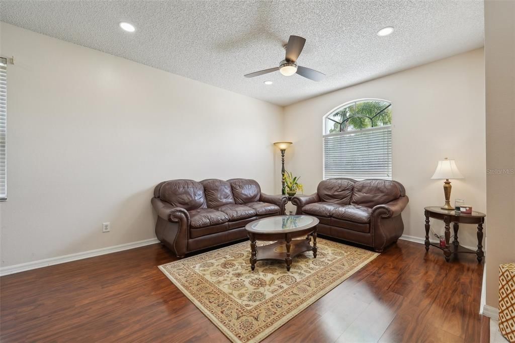 Formal Living Room with lots of Natural Light