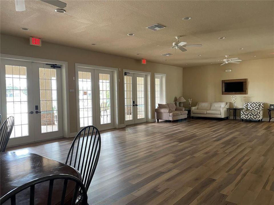 Clubhouse with Community Pool view