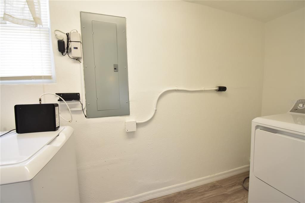 Laundry room with Dryer