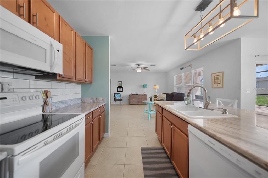 Kitchen View to Great Room