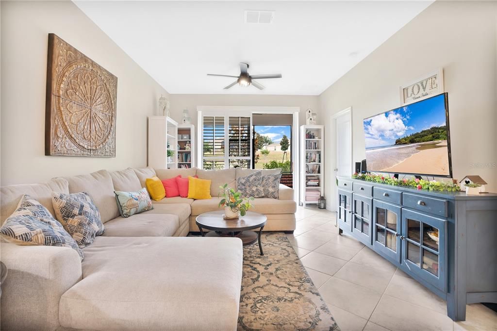 Kitchen, Living, Dining Area