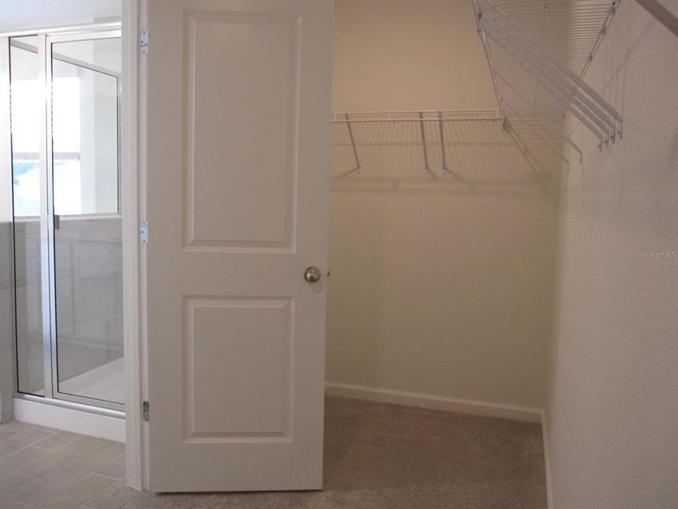 Primary walk-in closet entrance