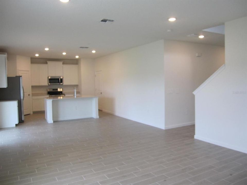 Kitchen/great room combo