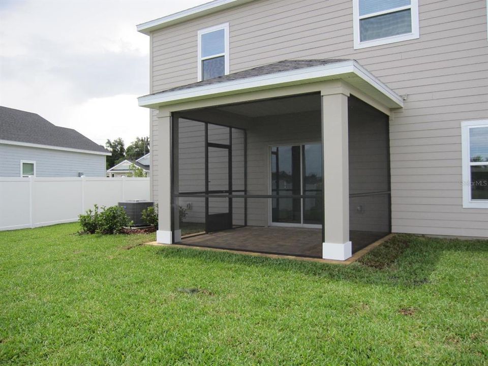 Outside view of attached lanai