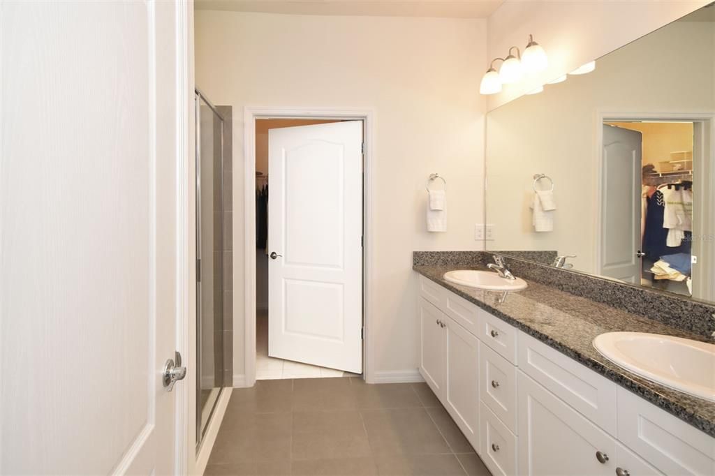 En-suite Bath with double vanities.