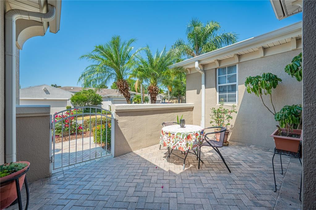 Outdoor courtyard