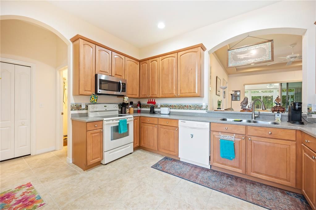 Spacious kitchen