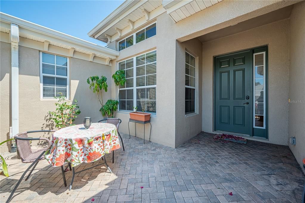 Outdoor courtyard