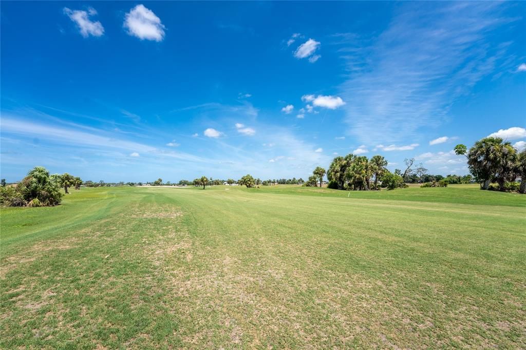 Golf course view