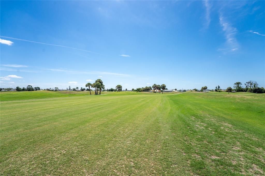 Golf course view