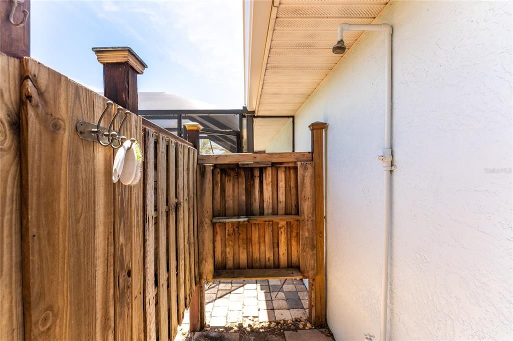 Outdoor shower