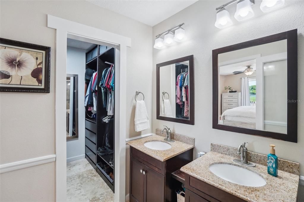 Walk-in Closet & Dual Vanities