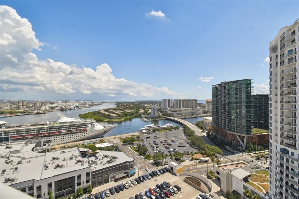 View of Sparkman Wharf from Balcony