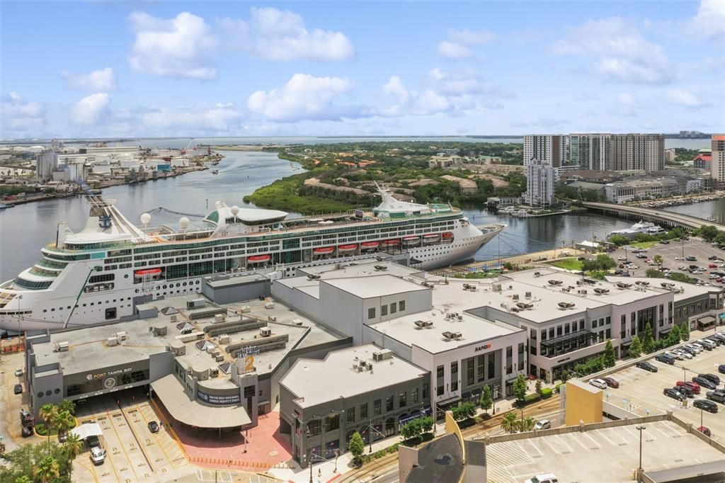 View of Sparkman Wharf from Balcony