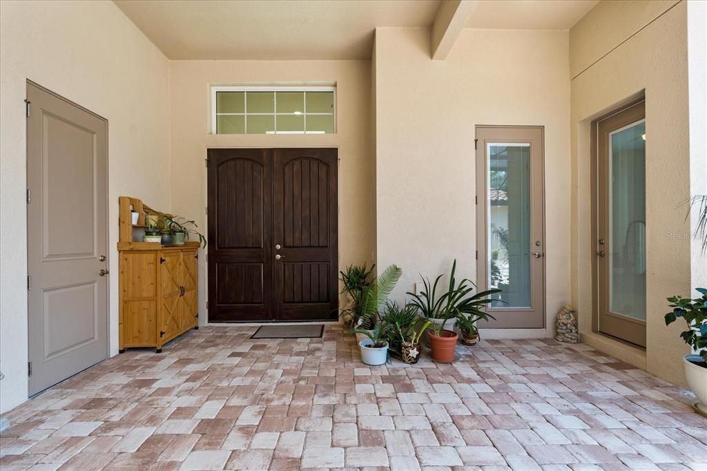 Interior Courtyard - facing from entrance and guest house