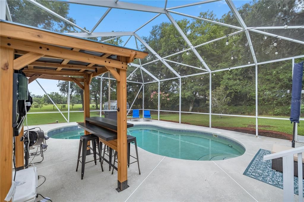 Awesome pool area for entertaining