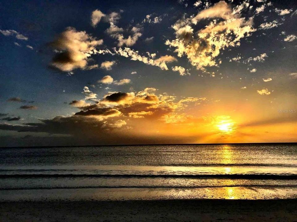 Sunset on Treasure Island Beach