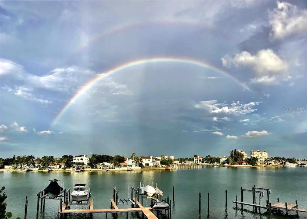 Rainbow from Balcony