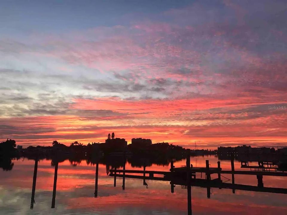 Sunrise from the dock