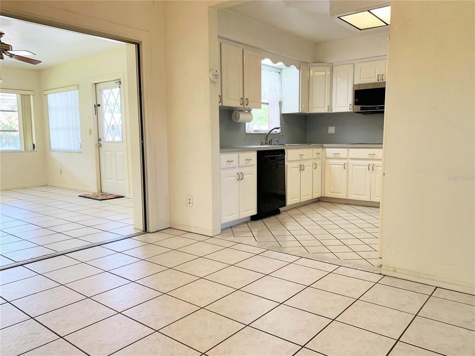 Dining Room looking into Kitchen