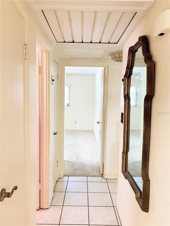 Attic Fan in Hallway