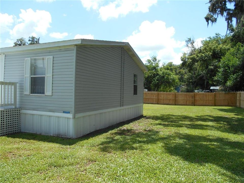 View to backyard