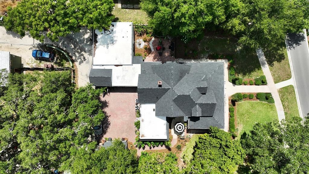 Aerial view of entire property