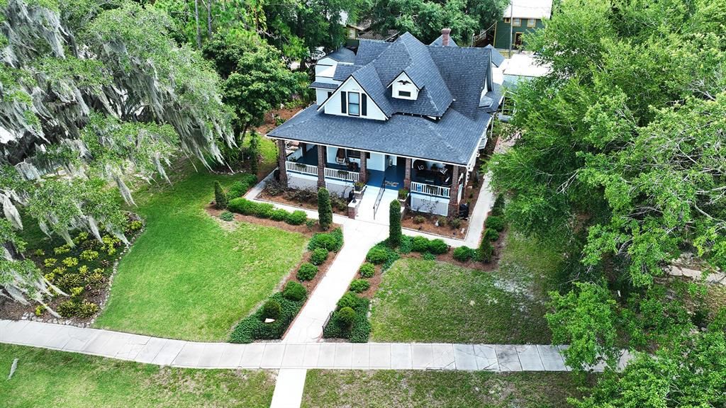 Aerial front view of Home