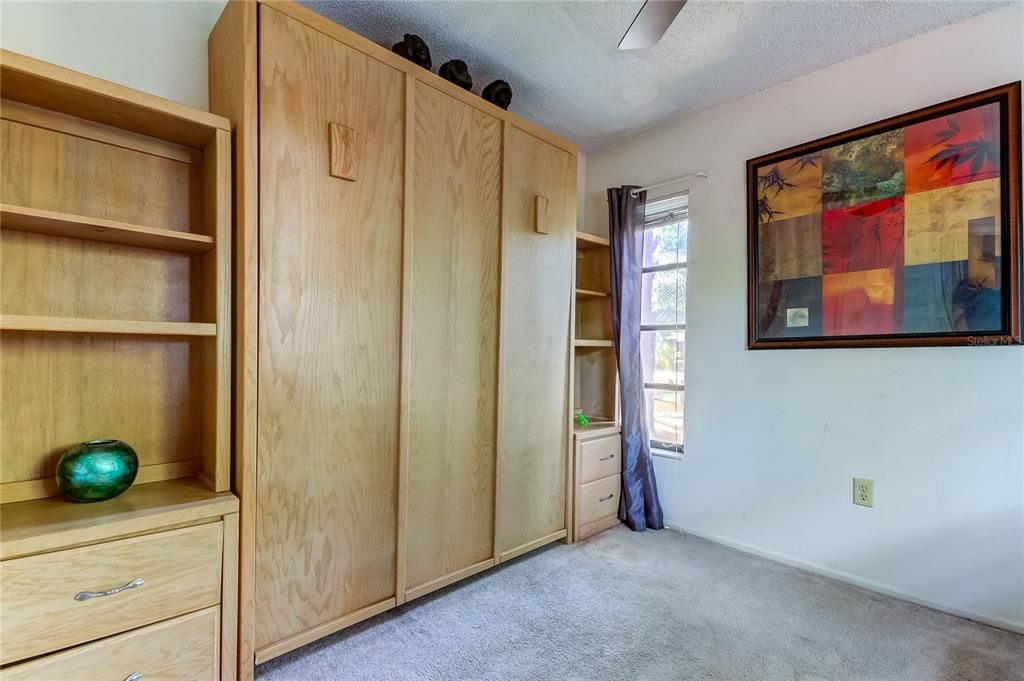 Bedroom #3 (11.6' x 11') Features a Tasteful and Very Practical Murphy Bed!!