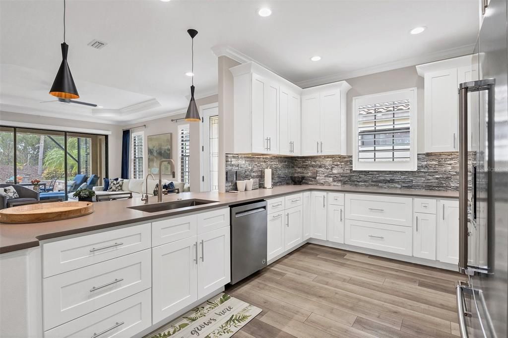 Custom Counter Tops and Backsplash