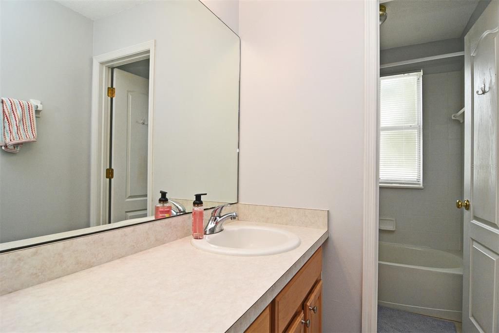 Upstairs Bath with Shower/Tub Combo