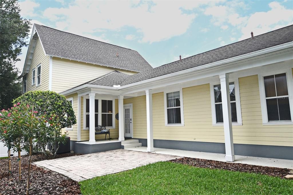 Covered Walkway to Garage