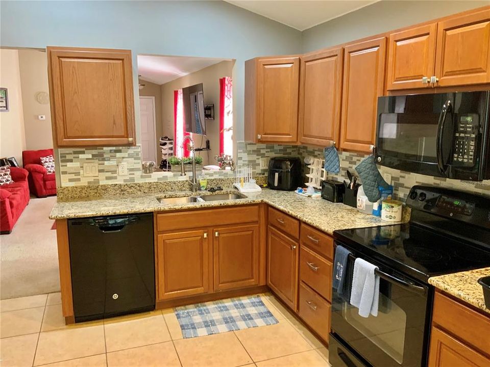 Granite Counters in Kitchen