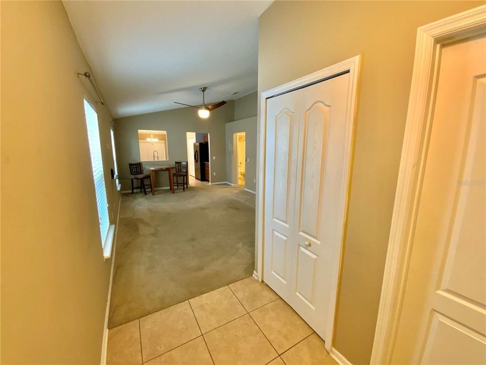 Foyer and Living Room