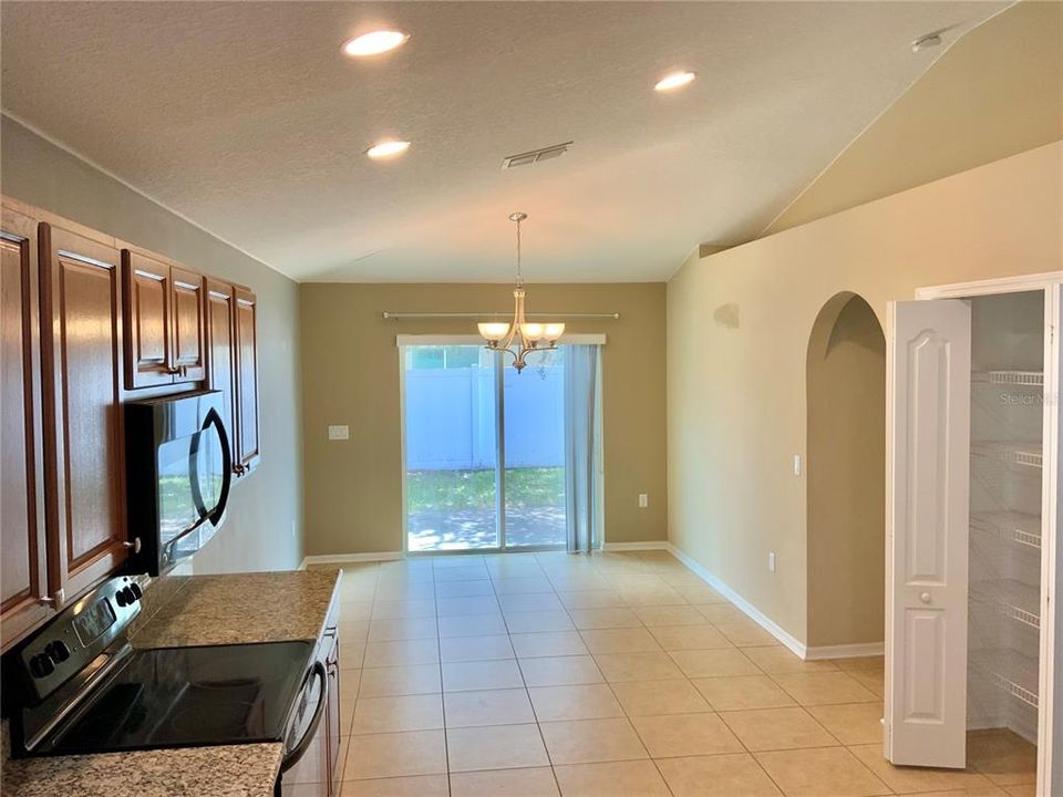 View from Kitchen to Front Door