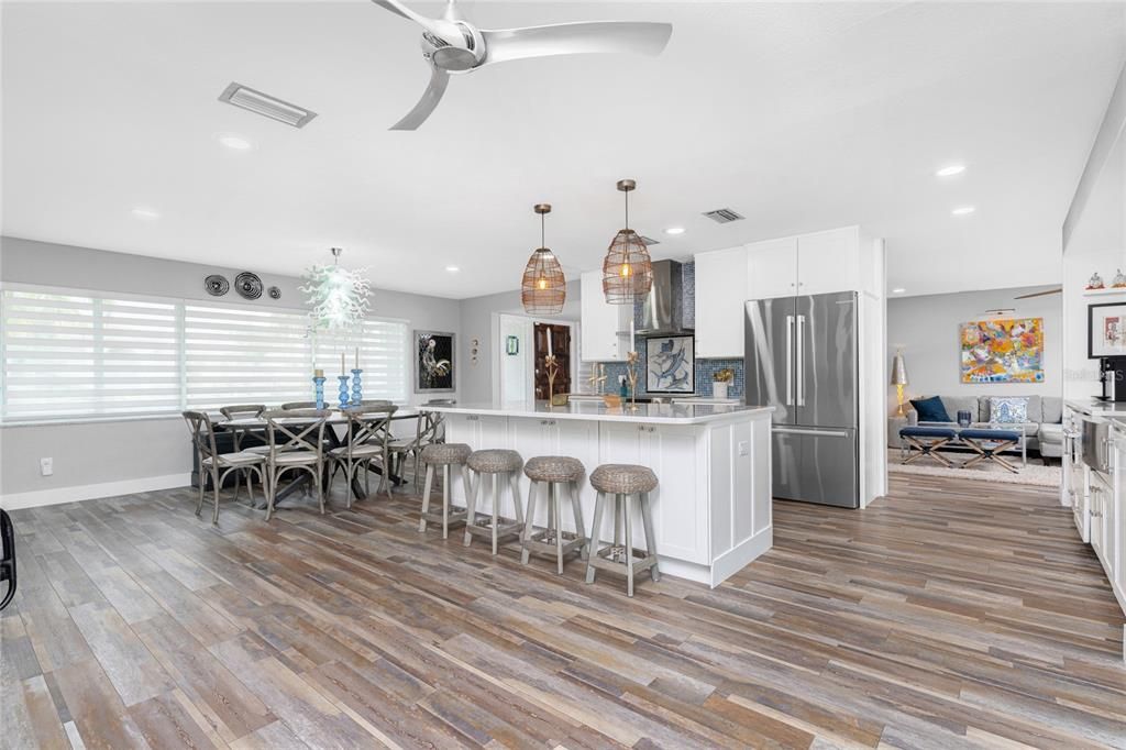 Spacious kitchen and dining room - the heart of the home!