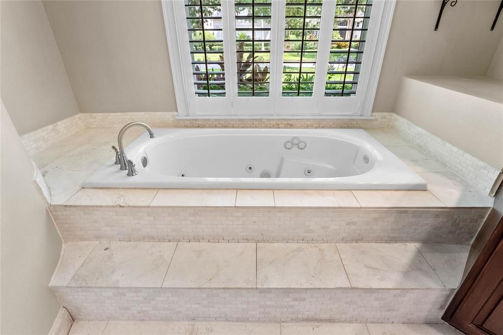 Primary Bath Elevated Jetted Tub