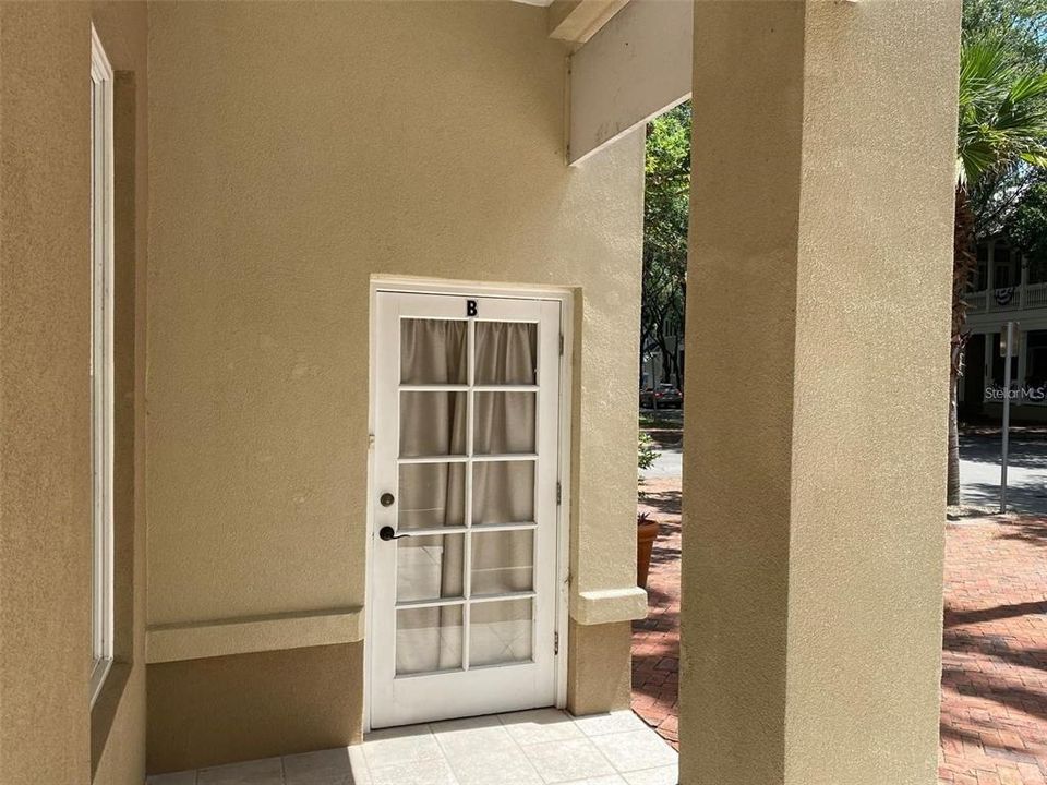 Apartment Entrance on Ground Floor