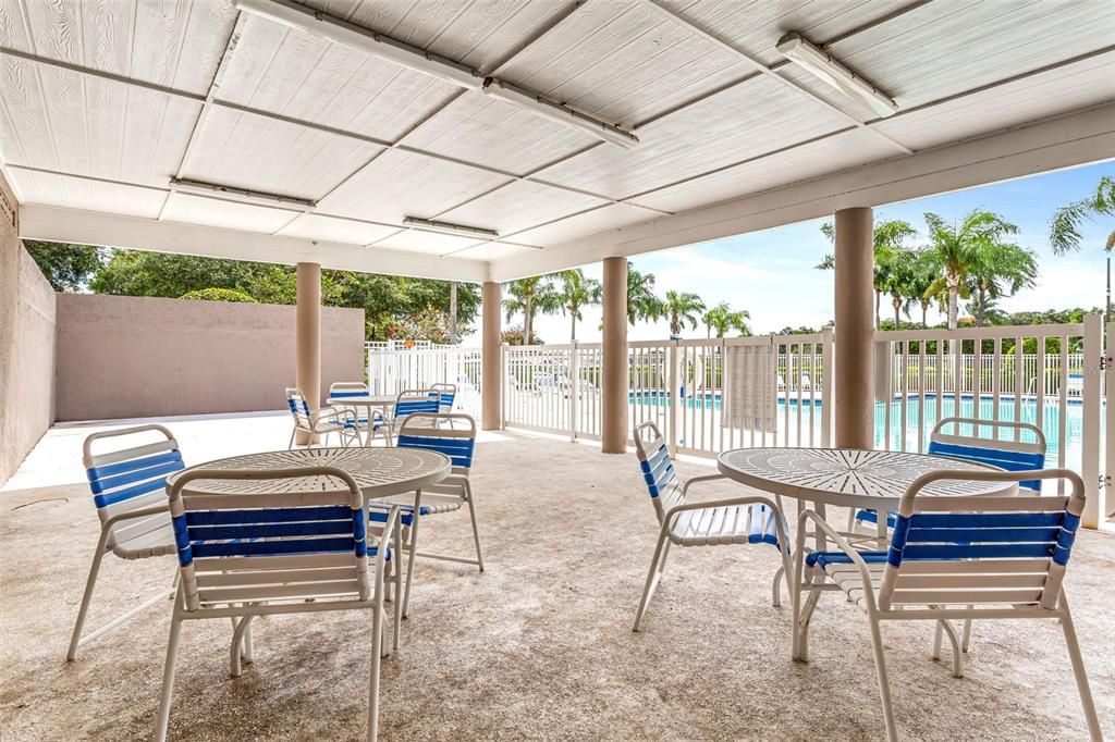 POOL COVERED PAVILLION