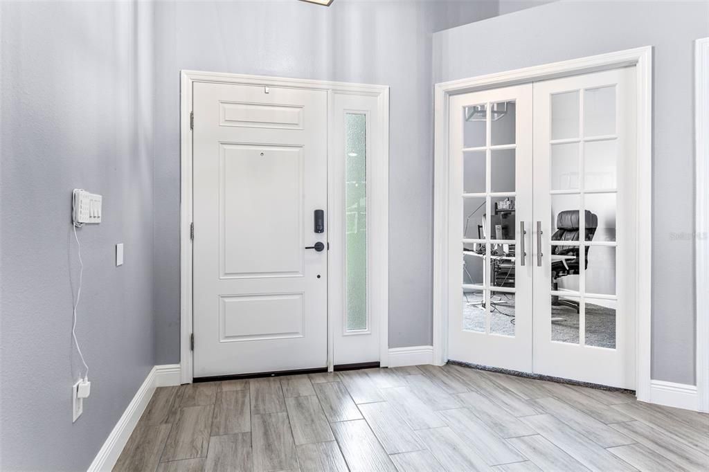 FRENCH DOORS TO OFFICE