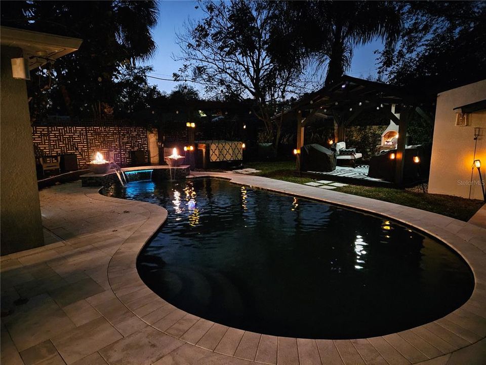 Pool at Night