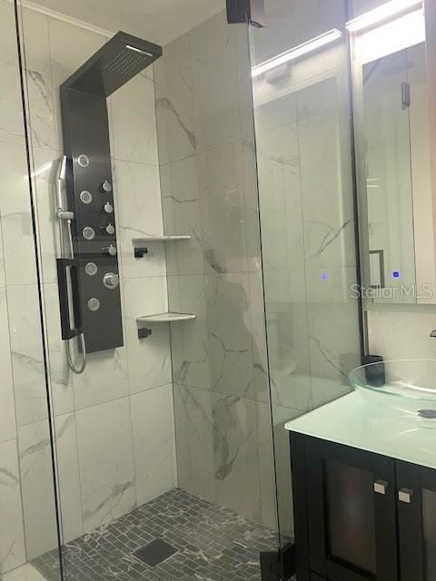 Primary Bath with luxury shower