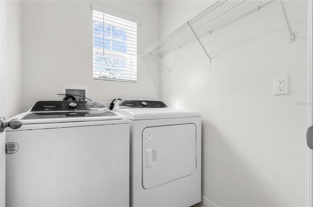 Laundry Room with Washer and Dryer