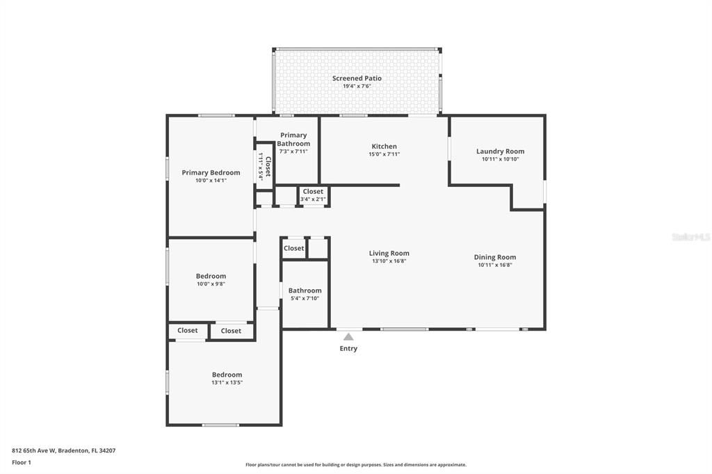 На продажу: $395,000 (3 спален, 2 ванн, 1422 Квадратных фут)