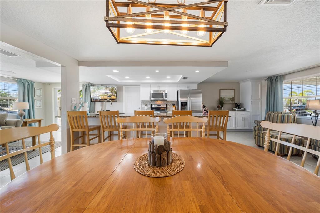 Large dining room table to fit the family